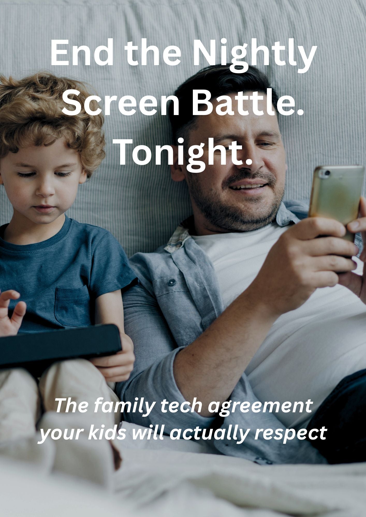 Family Screen Time Contract | Printable Tech Agreement for Kids Ages 10–16 | 3 Tier System